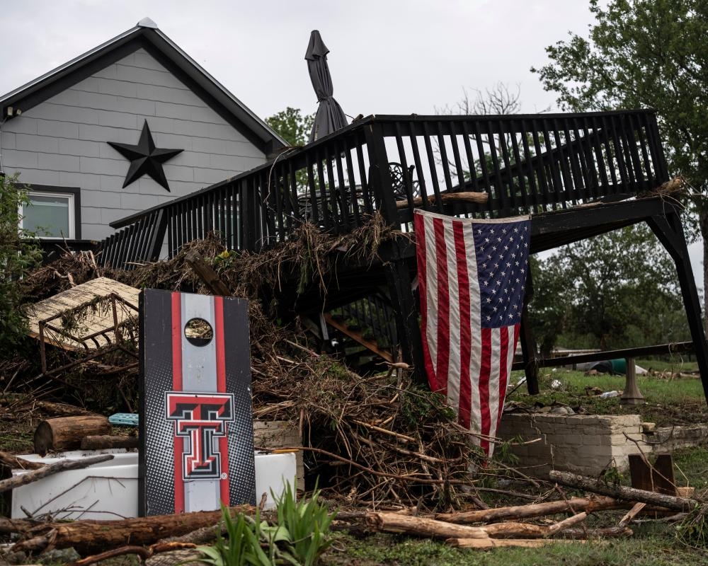 Republicans toe Trump line even in aftermath of deadly Texas floods