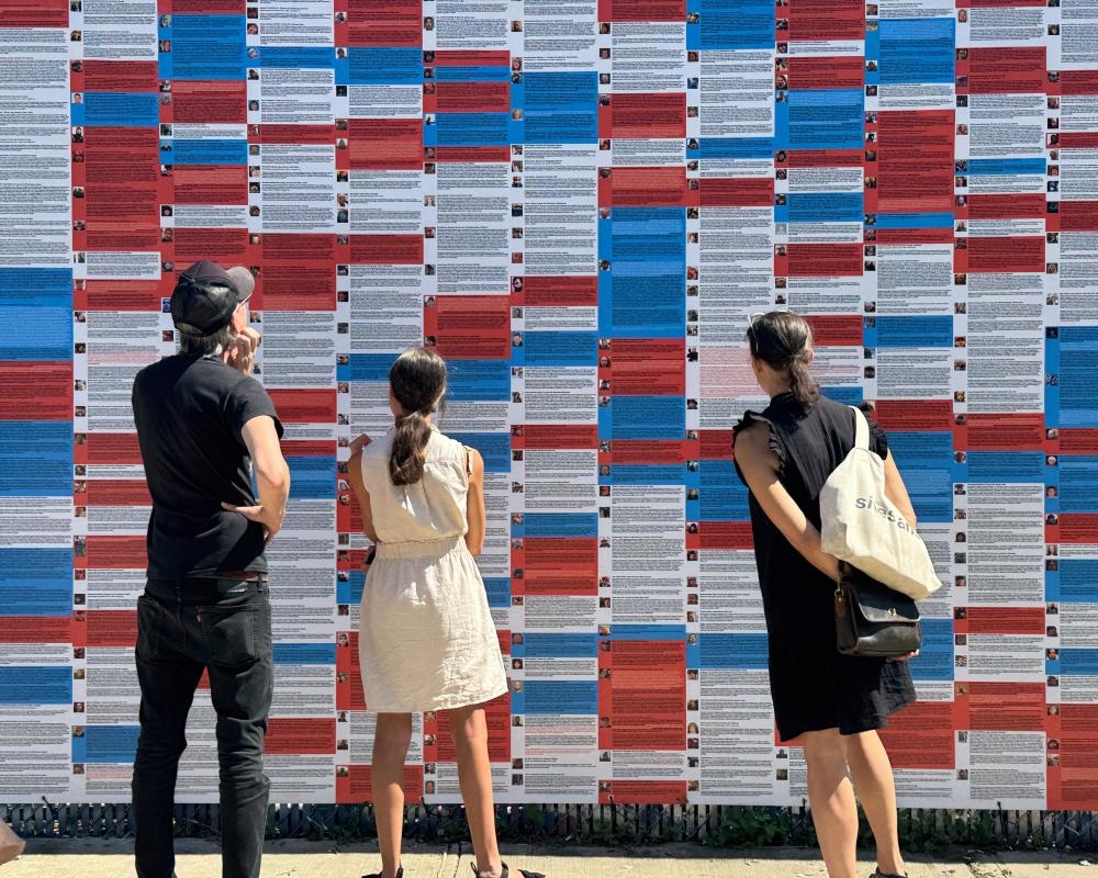 ‘Don't forget': mural brings attention to the January 6 rioters pardoned by Trump