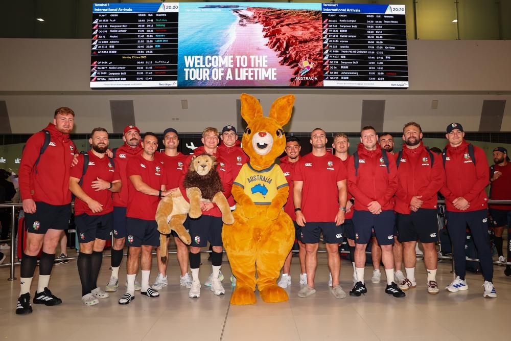 Andy Farrell's Lions land in Australia aiming to revive the spirit of Sydney