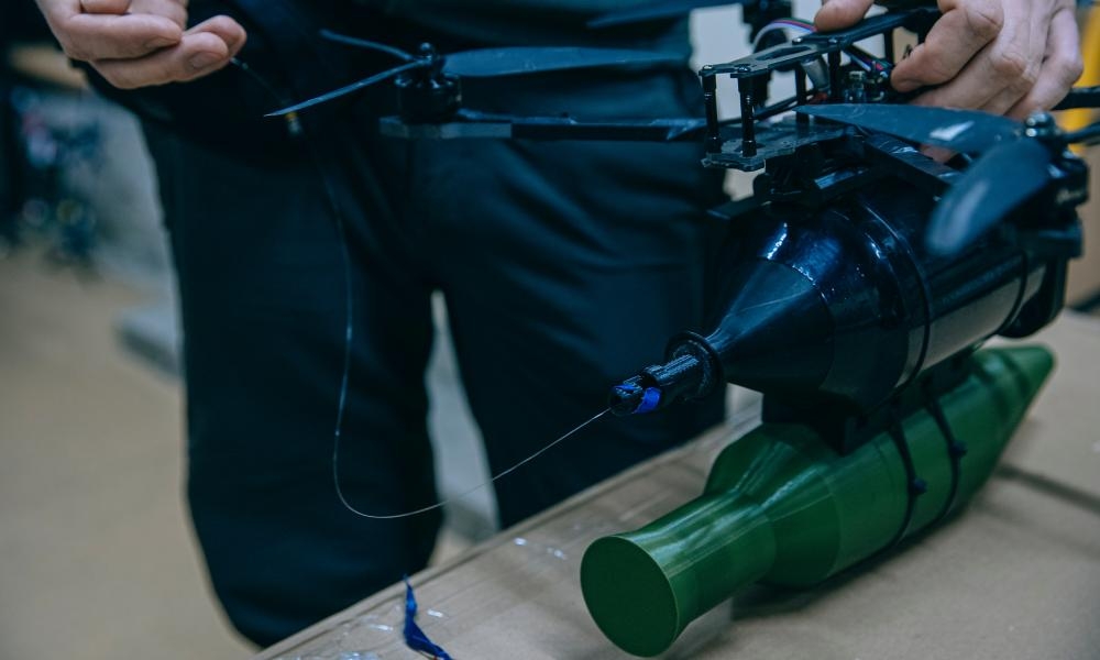 ‘They cannot be jammed': fibre optic drones pose new threat in Ukraine