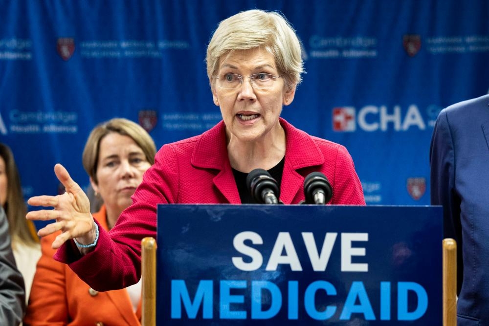 Senators call on company to reveal how it will profit from Trump Medicaid cuts