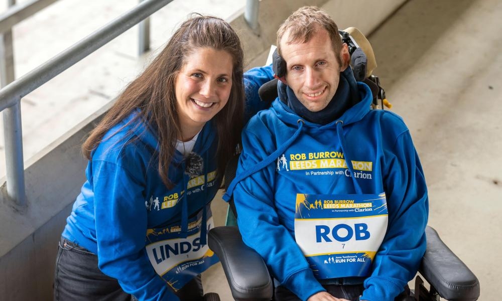 ‘Rob just put it down to bad luck': Lindsey Burrow on her husband, MND and running her own marathons