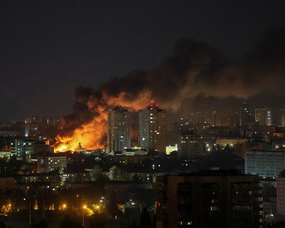 Russia bombards Kyiv after Putin vows revenge for Operation Spiderweb