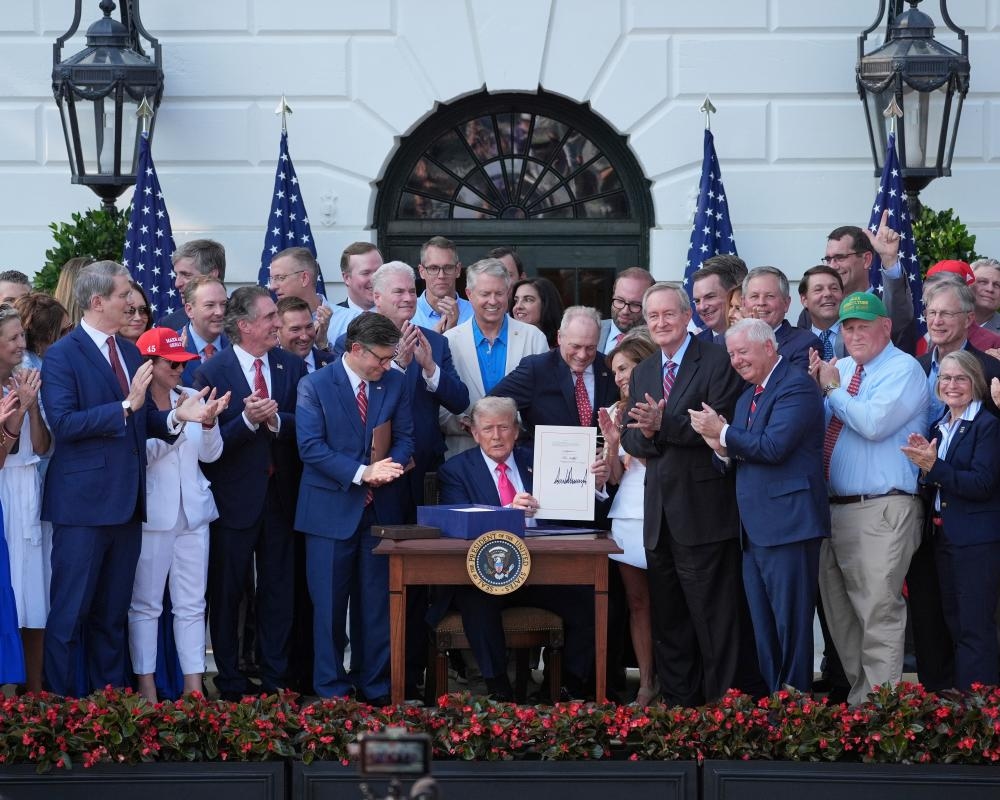 Trump signs tax-and-spending bill into law in major win for administration