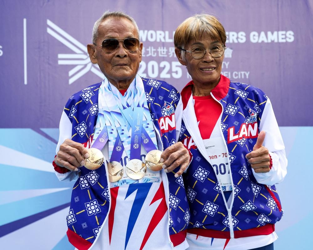 ‘Start exercising!': secrets of Thailand's 105-year-old athletics champion