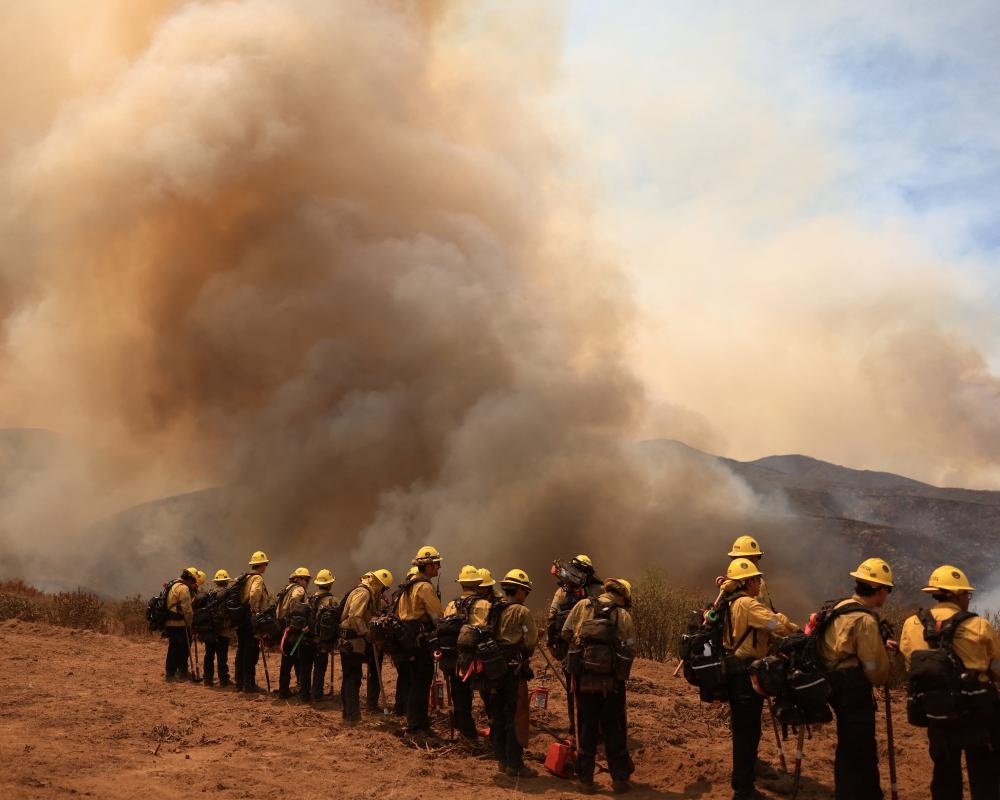 California wildfire scorches 83,000 acres and threatens hundreds of structures