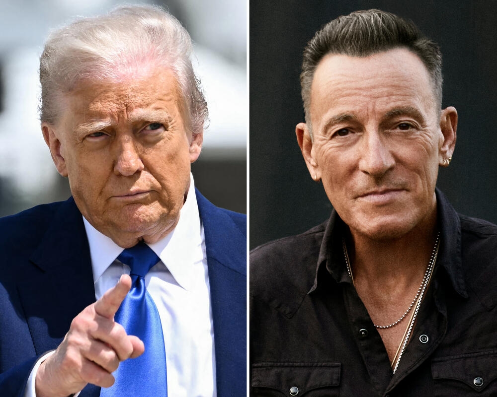 ‘This dried out prune of a rocker': Donald Trump attacks Bruce Springsteen after musician's fiery speeches