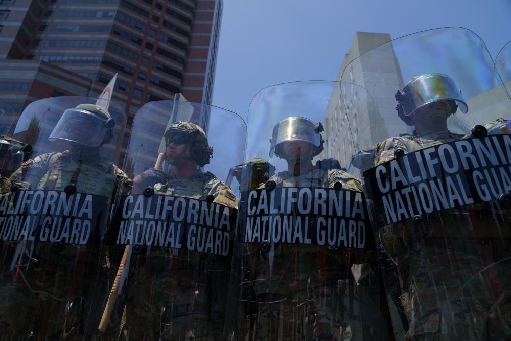 Trump LA protest response risks turning US military into political force, veterans warn