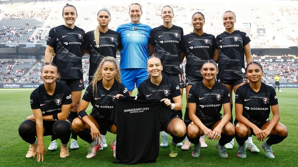 NWSL's Angel City wear ‘Immigrant City Football Club' shirts after Los Angeles raids