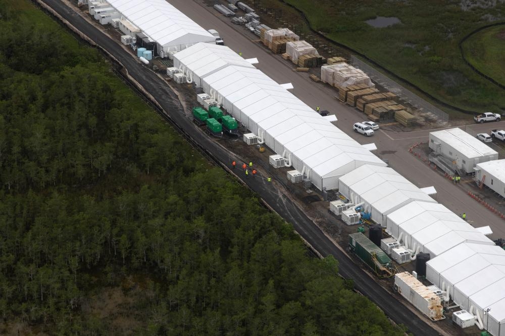 DeSantis under fire for using disaster funds to build migrant detention jail
