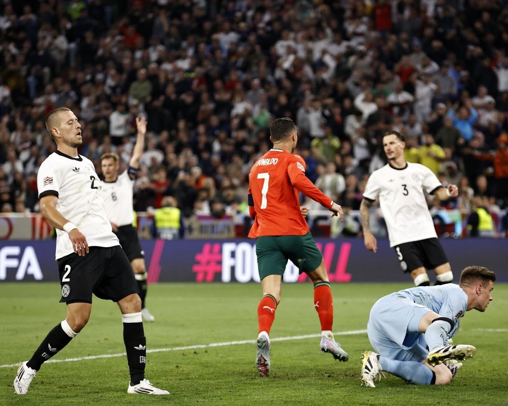 Ronaldo hits winner as Portugal floor Germany to reach Nations League final