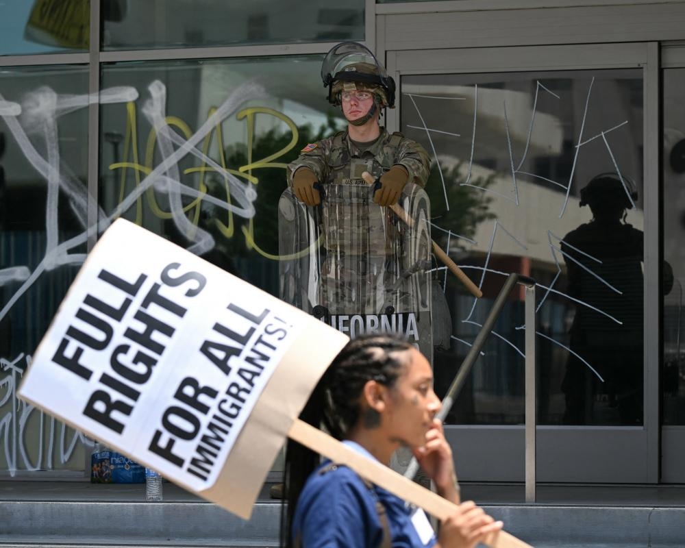 Pentagon deploys 700 US marines to Los Angeles amid immigration protests