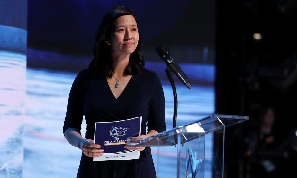 ‘Frozen in time': figure skating world unites in grief and tribute at Boston world championships