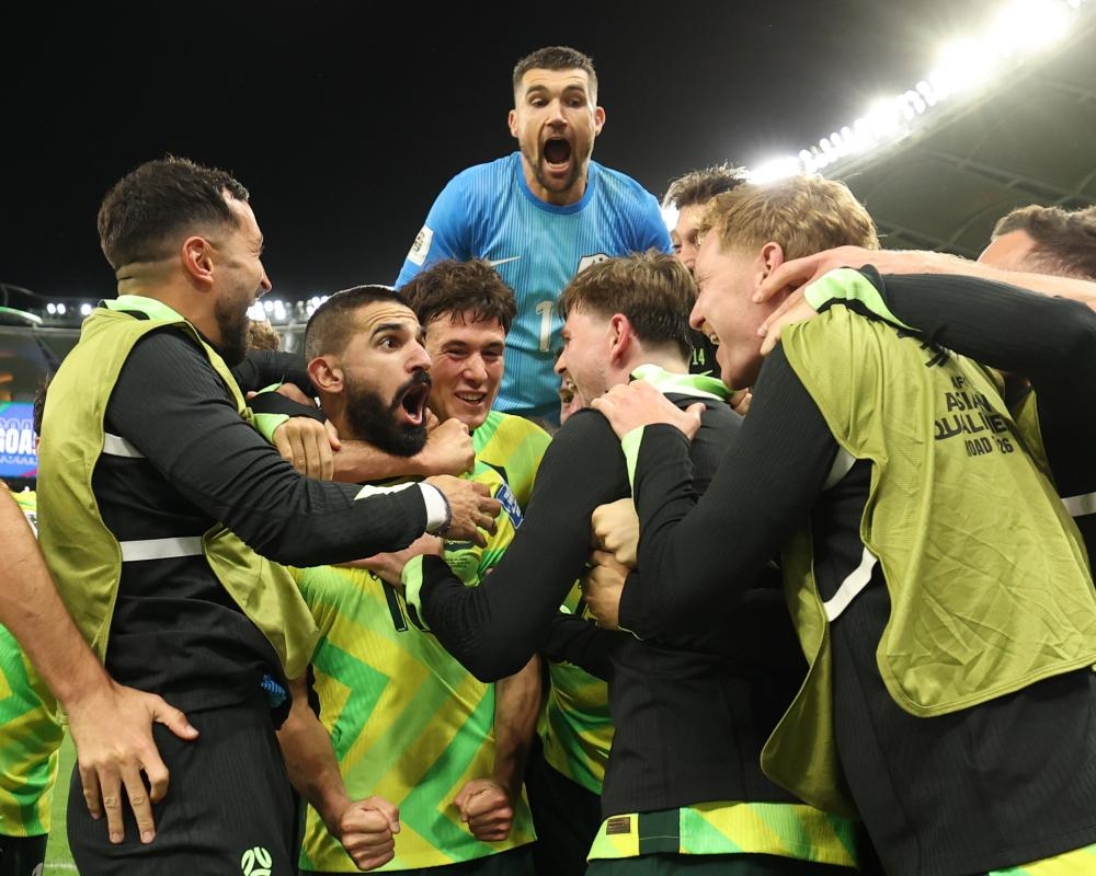 Not pretty, not fun but Socceroos slog ends with miraculous win amid late drama