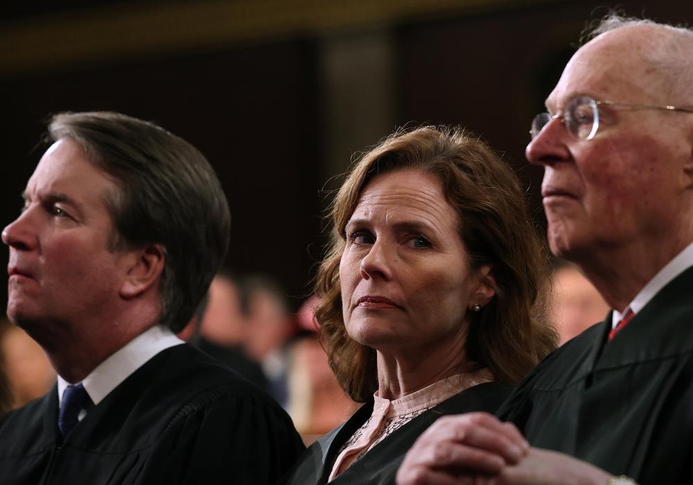 ‘She is evil': Amy Coney Barrett under attack by the right wing after supreme court USAid ruling