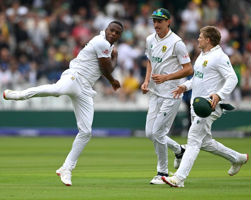 Kagiso Rabada lays down marker of excellence with fiery spells for South Africa