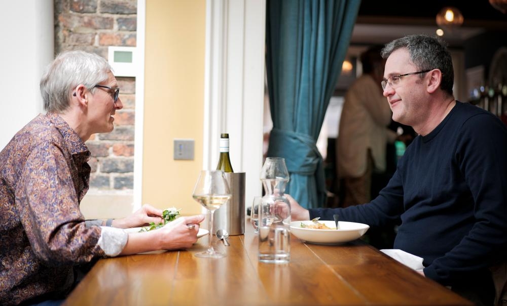 Dining across the divide: ‘He asked what I think of Trump. He's a dangerous idiot'