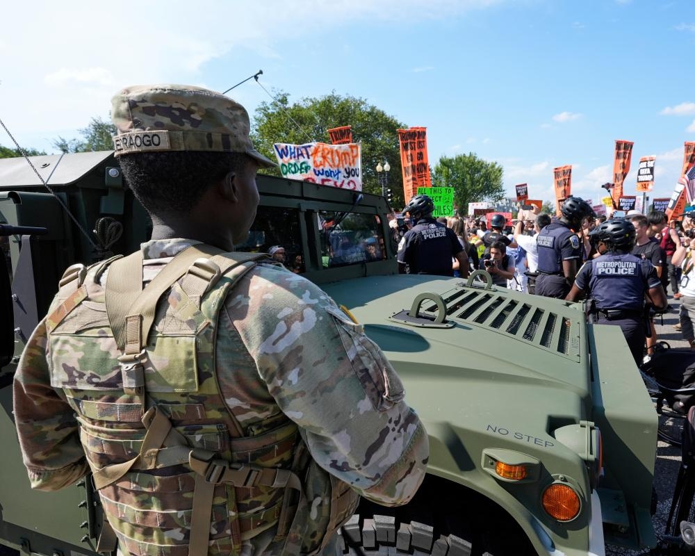 Three states to deploy hundreds of national guard troops to Washington DC