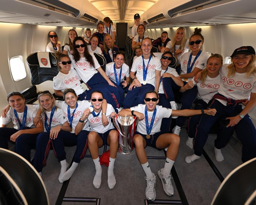 Inside Arsenal's Champions League party, including a Jess Glynne concert