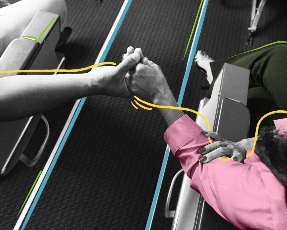 The kindness of strangers: a gentle flight attendant made me feel I wasn't alone