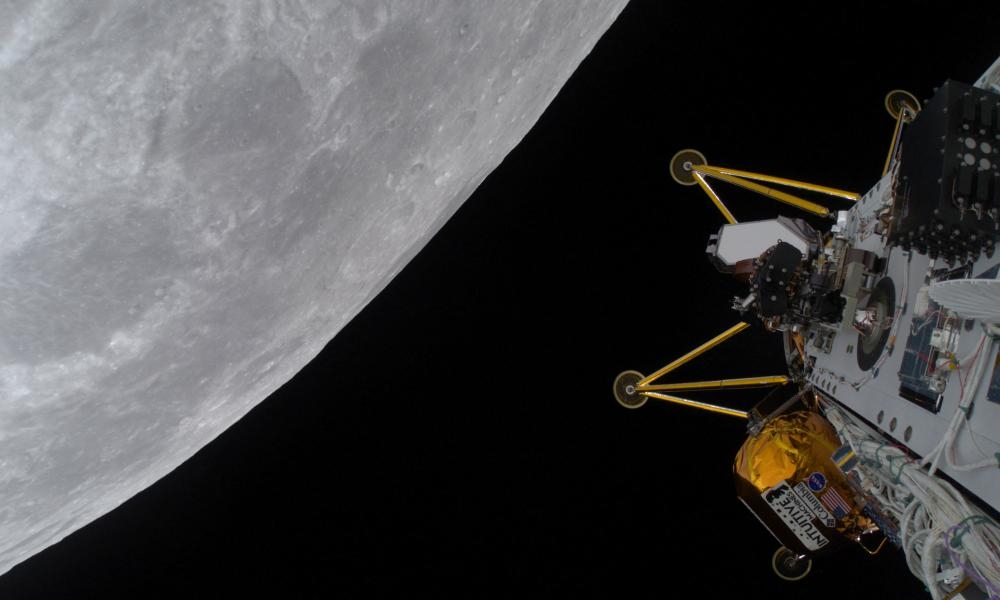 Athena spacecraft lands on moon 100 miles from south pole after tense descent