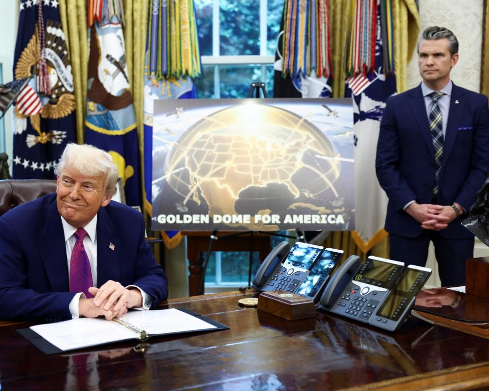 Trump rolls out Golden Dome missile defense project and appoints leader