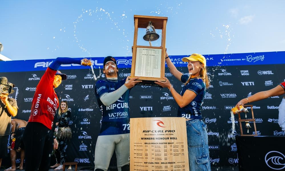 ‘Best day of my life', ‘surreal and special': Australian victories at Bells Beach mean more to local surfers