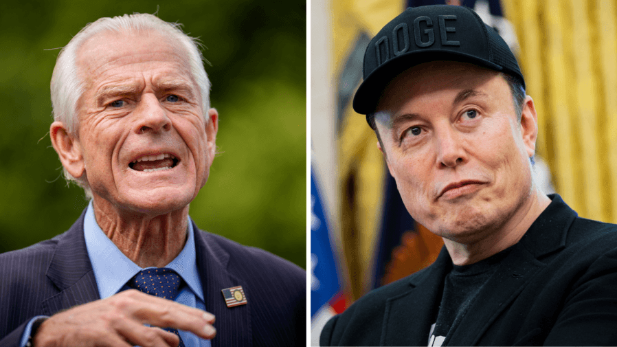 Navarro ‘not glad or whatever' about Musk exit