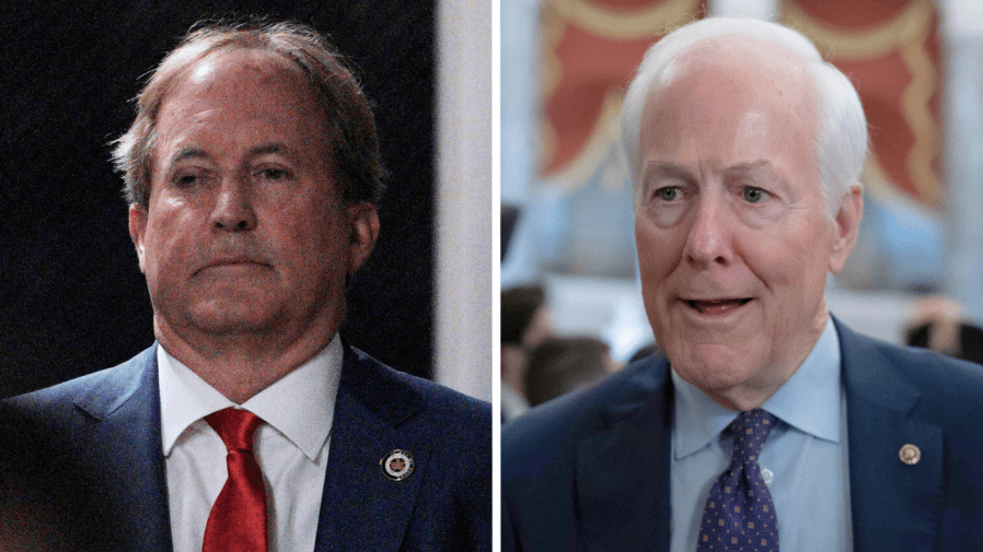 Cornyn campaign launches ad buy accusing Paxton of ‘funding the left'
