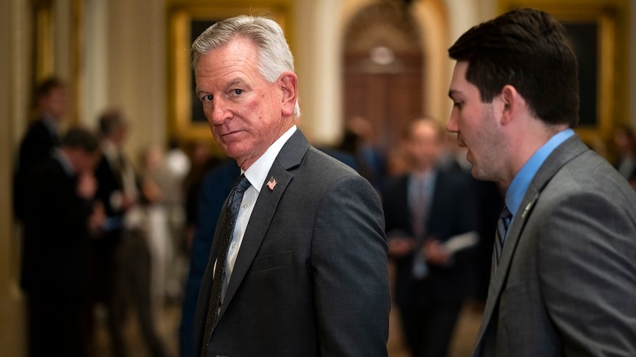 Former Navy SEAL unveils bid for Tuberville Senate seat