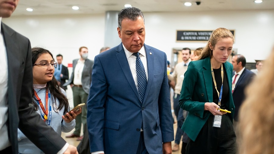 Padilla denies claims he lunged at Noem during LA press conference
