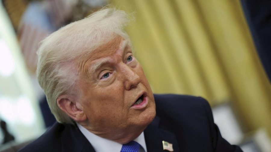 Trump compares judges in deportation flights, hush money cases