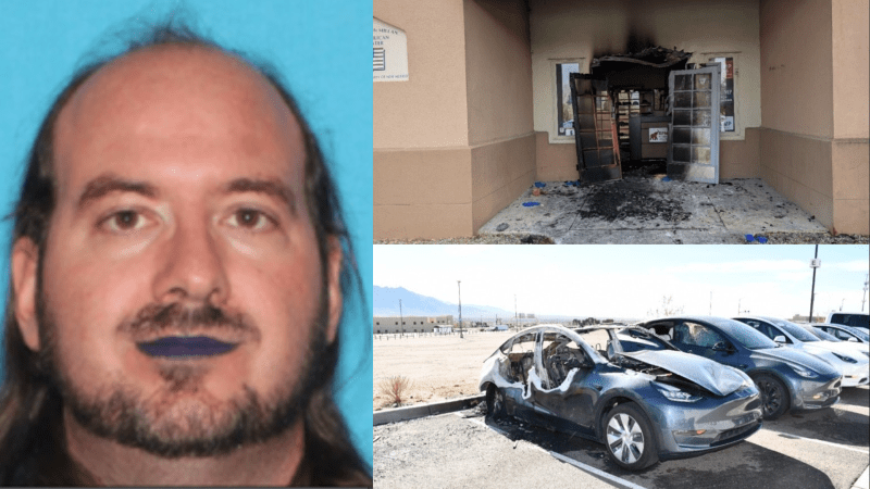 Suspect in arson attacks at Tesla showroom, New Mexico GOP headquarters facing 40 years in prison