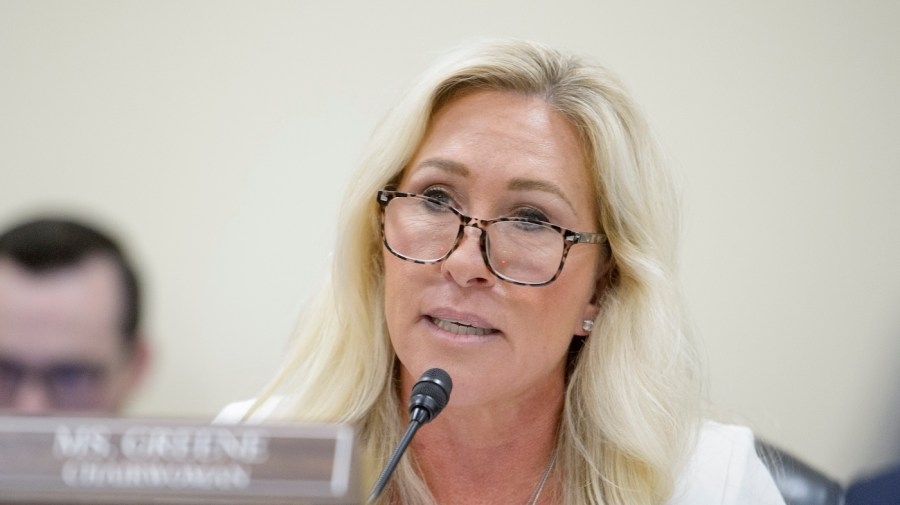 Greene bangs gavel almost 50 times to quiet Democrat in House hearing