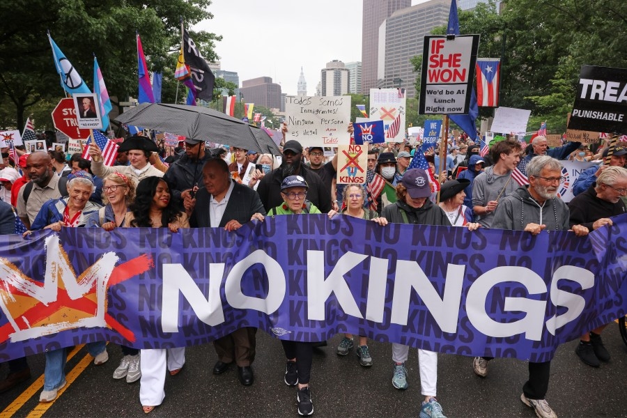 ‘No Kings' protests give badly needed spark of optimism to Democrats