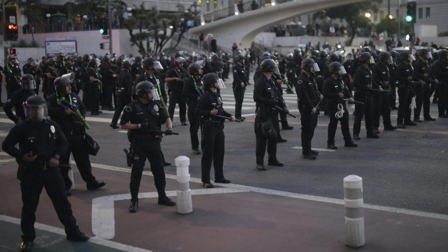 Two men charged with possessing Molotov cocktails at LA protests