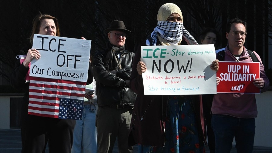 Campus communities rally around international students threatened by ICE