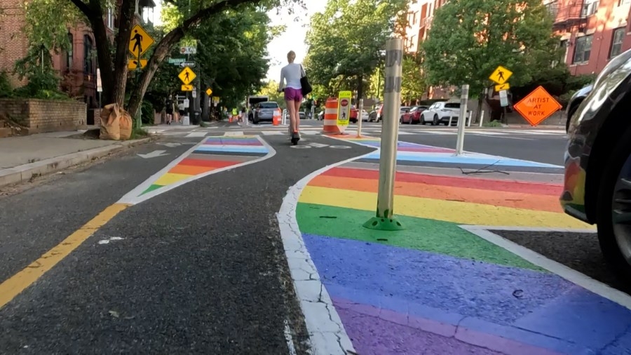 ‘Rainbow Road' mural painted for WorldPride in DC