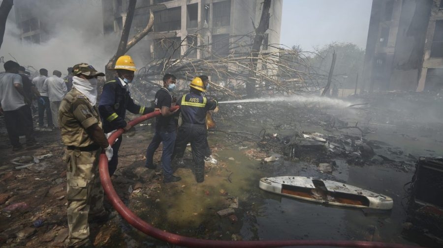 Air India flight with more than 240 aboard crashes at Ahmedabad