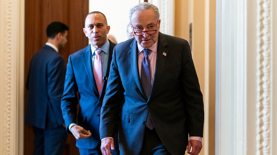 Watch: Jeffries, Schumer give remarks on GOP megabill