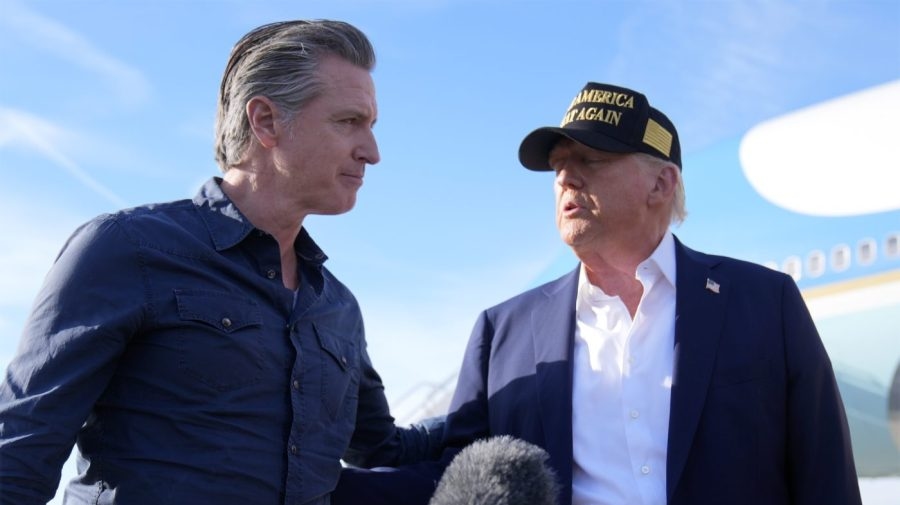 Newsom's Trump act wins raves from Democrats