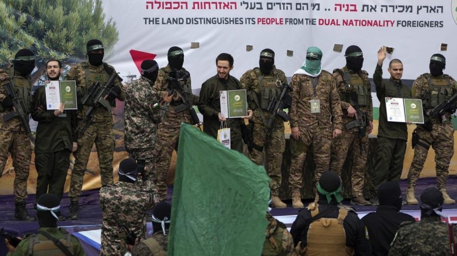 Hamas releases 6 more hostages, signals readiness for next phase of shaky ceasefire