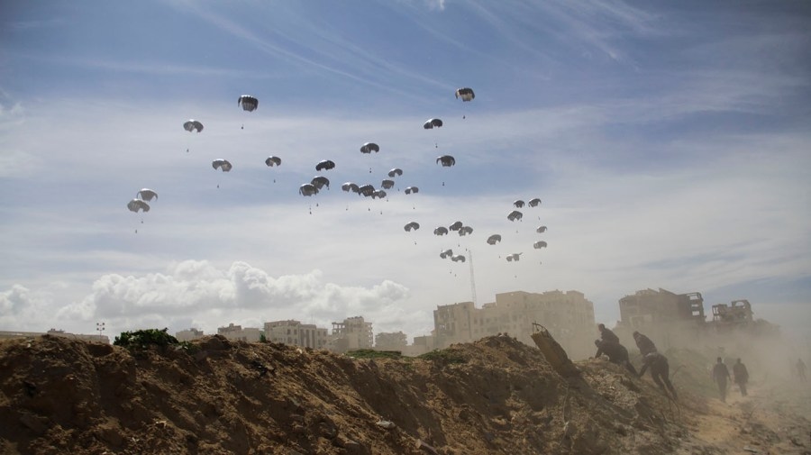 Israel will allow nations to drop food into Gaza