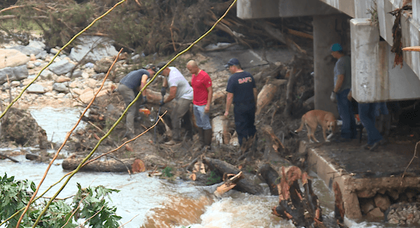 ‘It's sobering': Volunteers search debris for bodies after Texas flooding