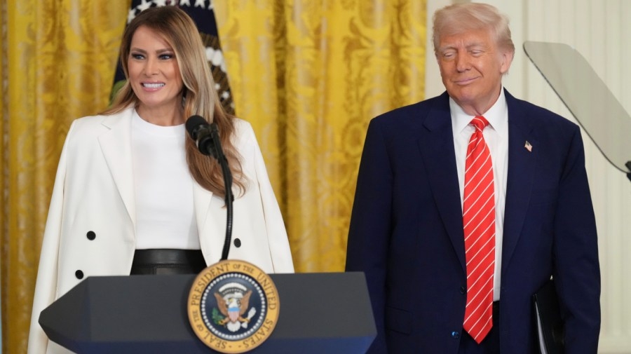 Melania Trump in rare White House appearance says military moms face ‘extraordinary parallel journey'