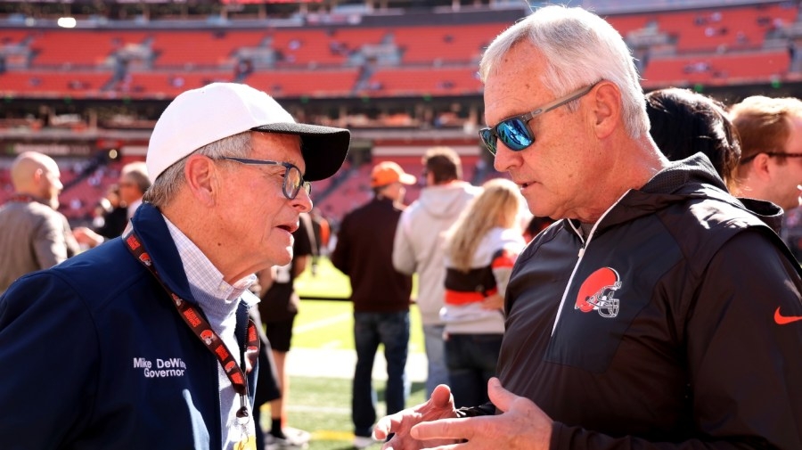 DeWine picks ex-Ohio State football coach for lieutenant governor