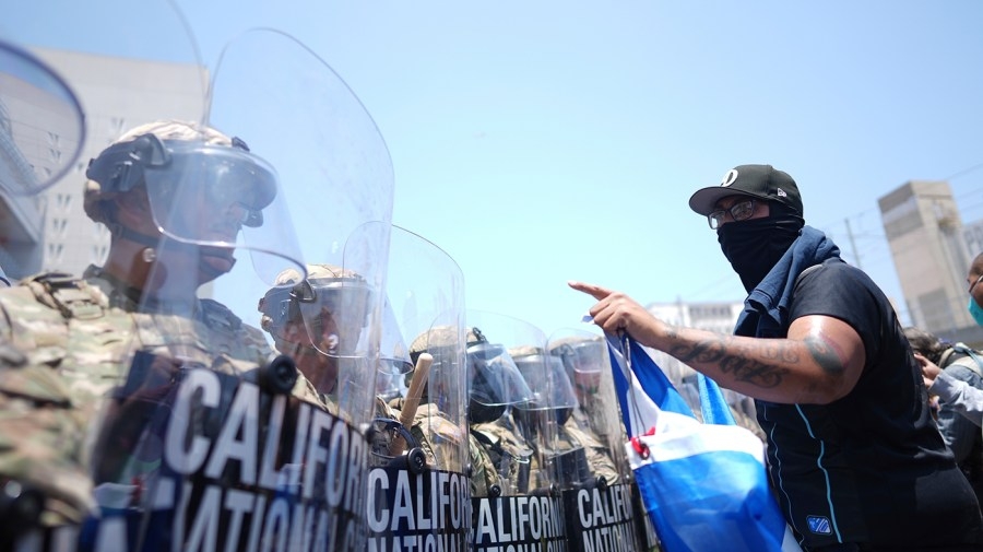 Opinion - If the LA protests are so dangerous, why isn't Trump deploying the Insurrection Act?