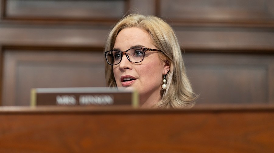 Ashley Hinson stands behind Trump in face of rowdy town halls