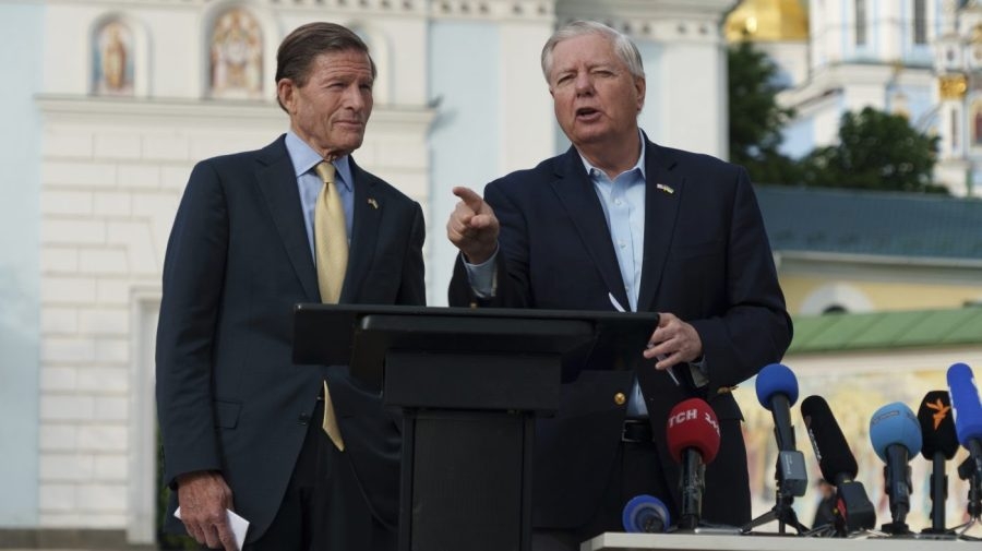 Graham, Blumenthal meet with Zelensky in Ukraine