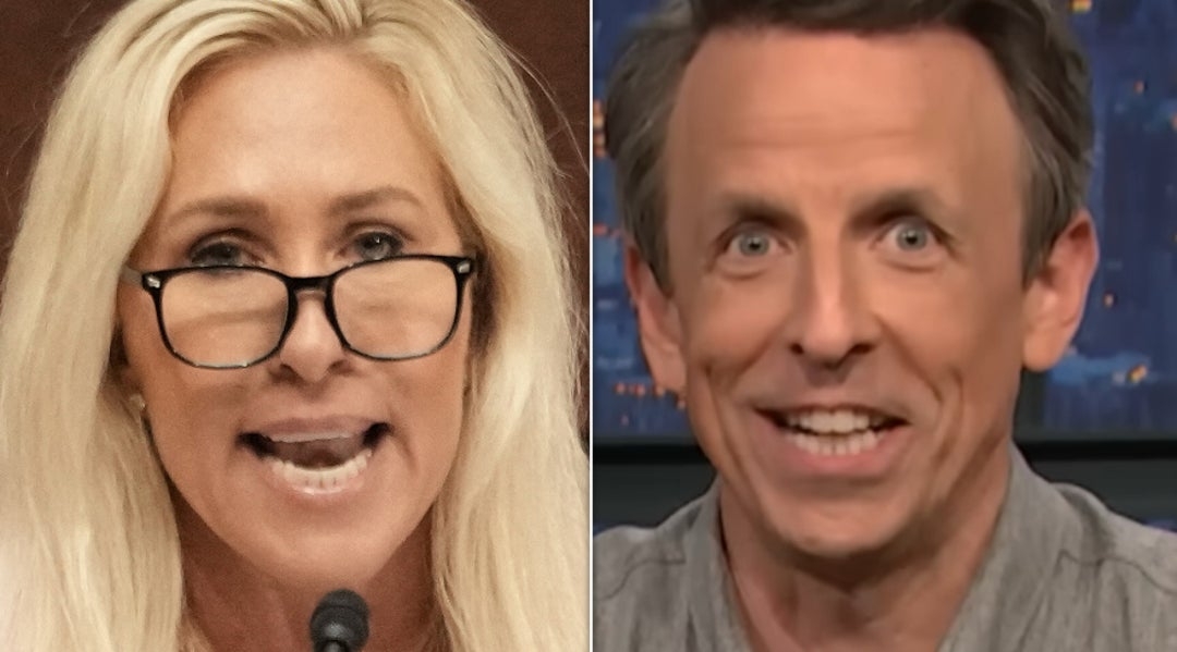 Marjorie Taylor Greene's ‘Lesson For Us All' Leaves Seth Meyers Absolutely Floored